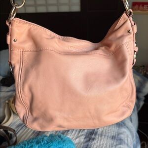 Coach Parker Blush Leather Hobo Bag